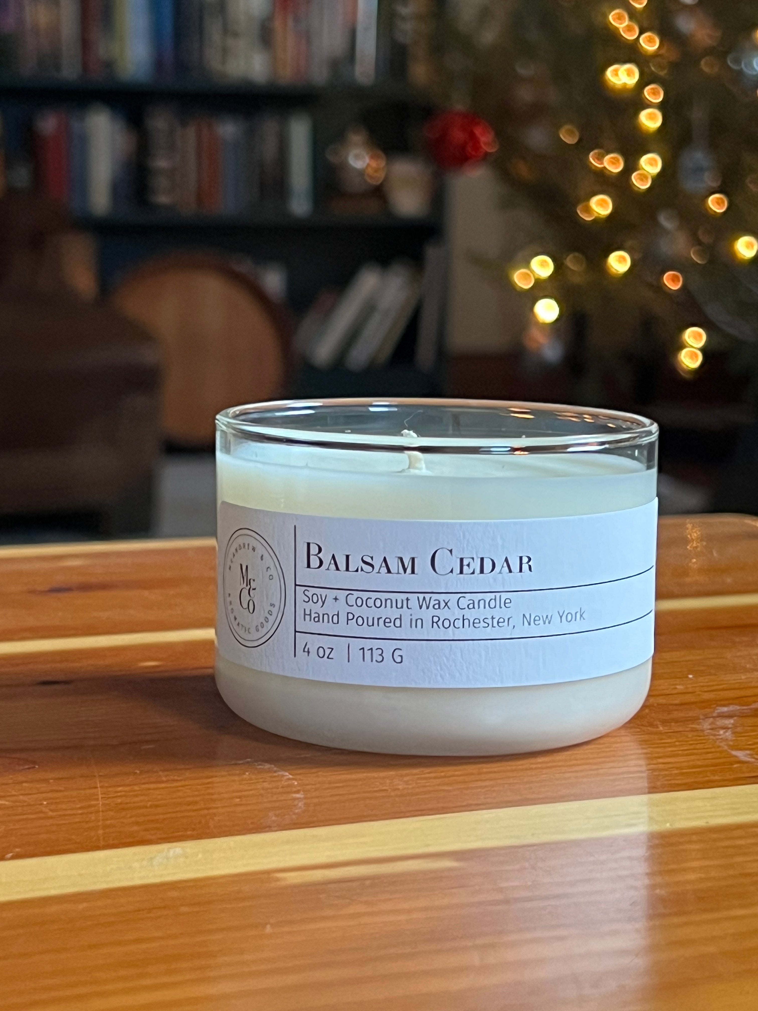 Balsam Cedar Mini Tumbler Candle – McAndrew and Company